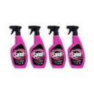 Kit 4 Multilimpador Power Clean para Limpeza Sanol Pro 500ml
