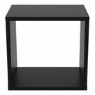 Kit 4 Nichos Base Tablado Para Vitrines Fotos Decoração 30x30x30cm MDF Preto