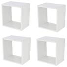 Kit 4 Nichos Quadrados 20x20cm