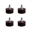 Kit 4 Nivelador Parafuso Passante Sapata N 15 Parafuso 5/16