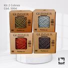 Kit 4 novelos do Fio Glimmer Fischer 150m 3mm 100g