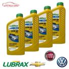 Kit 4 oleo 15w40 semisintetico lubrificante motorlubrax