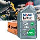 Kit 4 Óleo Mobil Super Sp Api 5w30 100% Sintetico C/nf