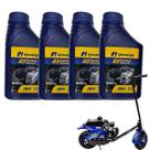 Kit 4 Óleo Motor 2 Tempos Roçadeira Motocicleta Motosserra Cortador De Grama Gerador 500Ml Ipiranga
