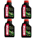 Kit 4 Oleo Motul 5100 10w50 Semi Sintético Moto 4t API SL
