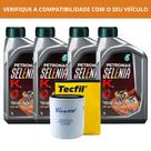 Kit 4 Óleos 15w40 Carro Selenia K - 4 Litros + Filtro