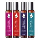 Kit 4 Óleos Essenciais Prontos Pele Roll On 10ml - Bem-estar