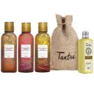 Kit 4 Óleos Massagem Relaxante Sabores E Tantra Bergamota