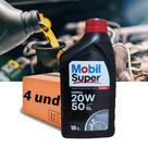 Kit 4 Óleos Mobil Super 20w50 Mineral Original Carro Kit 4 Óleos Mobil Super 20w50 Mineral Original Carro