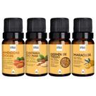 Kit 4 Óleos Vegetais Nutritivo Completo p/ Cuidados - Puro
