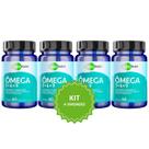 Kit 4 Ômega 3 6 9 1000mg 60 Caps QualyNutri Original