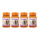 Kit 4 Ômega 3 Vet Suplemento Botupharma 500mg 30 Cápsulas