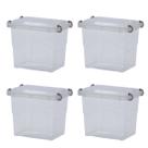 Kit 4 Organizador de Armário Pratic Box 2L C/Tampa