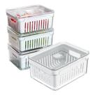 Kit 4 Organizador De Geladeira 2,2 Litros Caixa Alimentos