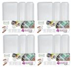 Kit 4 Organizador Divisor Porta Talheres Cozinha 4 Jogos 16p Kit 4 Organizador Divisor Porta Talheres Cozinha 4 Jogos 16p