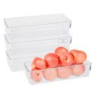 KIt 4 Organizador Geladeira/cozinha Acrílico 23x8x5