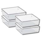 Kit 4 Organizador Multiuso Modular Gavetas Porta Maquiagem