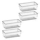 Kit 4 Organizadores Acrílico Maquiagem Divisórias Gavetas 16x8 Kit 4 Organizadores Acrílico Maquiagem Divisórias Gavetas 16x8