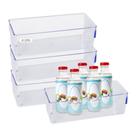 Kit 4 Organizadores De Geladeira Modular Multiuso Gavetas Mesa