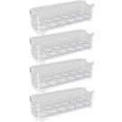 Kit 4 Organizadores de Geladeira Porta Ovos 12un 28x10x7,5cm Restaurantes Lancherias UZ Kit 4 Organizadores de Geladeira Porta Ovos 12un 28x10x7,5cm Restaurantes Lancherias UZ
