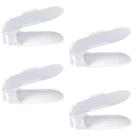 Kit 4 Organizadores de Sapatos Reforçado Com Regulagem Transparente