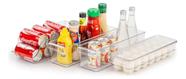 Kit 4 Organizadores Geladeira Alimentos Multiuso Premium