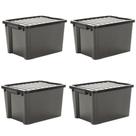Kit 4 organizadores life box 30 lt
