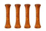 Kit 4 Ossos Para Cachorro Natural Bovino Defumado