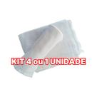 Kit 4 ou 1 Unidade Pano de Chão Saco Alvejado Flanelado m 45x75cm