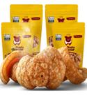 Kit 4 Pacote Torresmo Pré Pronto Pururuca Na Banha TG 650g