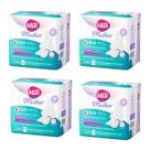 Kit 4 Pacotes Absorvente Higiênico Feminino Mili Mulher Duo com 8 Unidades