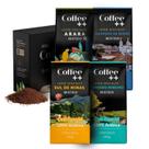 Kit 4 Pacotes Café Especial Torrado e Moído Coffee Mais Fazendas + Arara