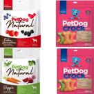 Kit 4 Pacotes De Biscoitos Crock e Natural Petdog para Cães