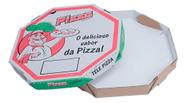 Kit 4 Pacotes De Caixa De Pizza Oitavada Basic N35 - 100un