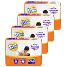 Kit 4 Pacotes de Fraldas Descartável Infantil Pom Pom Protek Kit 4 Pacotes de Fraldas Descartável Infantil Pom Pom Protek