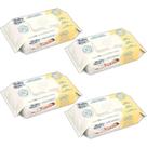Kit 4 pacotes de Toalha Umedecida Baby Byn RN Kit 400Un lenço Para Cuidado Diário