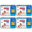 KIT 4 Pacotes Fralda Turma da Mônica Jumbo P M G XG XXG