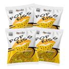Kit 4 Pacotes Pirulito Maracujá Pop Kiss 500g com 50 Und