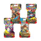Kit 4 Pacotes Pokémon Blister Booster Megaevolução Com Estampas Ilustradas 6 Cartas Por Pacote Colecionável Infantil