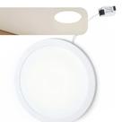 Kit 4 Painéis Led Plafon 25w Redondo Fino Embutido 29x29 Branco