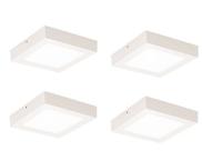 Kit 4 Painel LED Sobrepor Quadrado 18w 6500k Bivolt Blumenau Kit 4 Painel LED Sobrepor Quadrado 18w 6500k Bivolt Blumenau