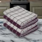 Kit 4 Panos de Copa Chef TEKA 70 x 45 cm 100% Algodão Roxo
