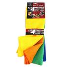 Kit 4 panos em microfibra coloridos 35x35cm 230gsm - sgt