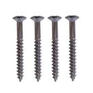 Kit 4 Parafuso Junção Braço Guitarra Baixo 5mm X 45mm Cromo