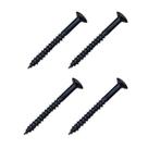 Kit 4 Parafuso Junção Braço Guitarra Baixo 5mm X 45mm Preto