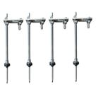 Kit 4 Parafuso Placa Solar Suporte Fibro Metal Inox 25 Cm