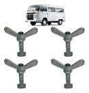 Kit 4 Parafuso Presilha Banco Kombi Clipper Carat 76 A 13