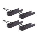 Kit 4 Pares de Trinco Correr Porteira Com Rodinha 350x70mm Kit 4 Pares de Trinco Correr Porteira Com Rodinha 350x70mm