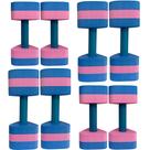 Kit 4 Pares Halteres Aquáticos Em EVA P 1-2kg M 2-3kg Azul/Rosa Dafoca Sports Kit 4 Pares Halteres Aquáticos Em EVA P 1-2kg M 2-3kg Azul/Rosa Dafoca Sports