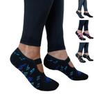 Kit 4 Pares Meia Sapatilha Pilates Fitness